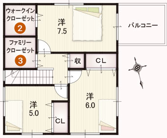 2F間取り