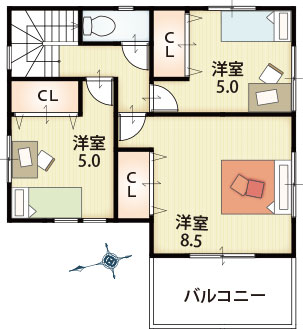 29号地間取り2階