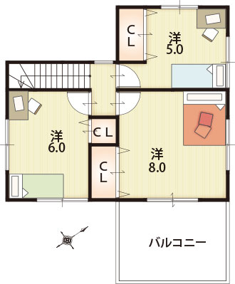 12号地間取り2階