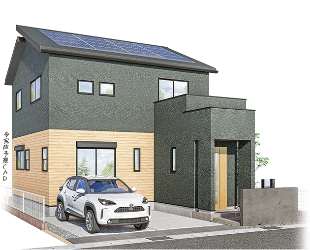 建築中モデル4号地