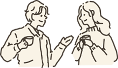 くつろぎイラスト