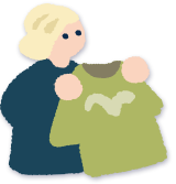 服女性