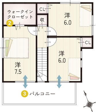 2F間取り