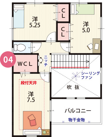 2号地間取り2F