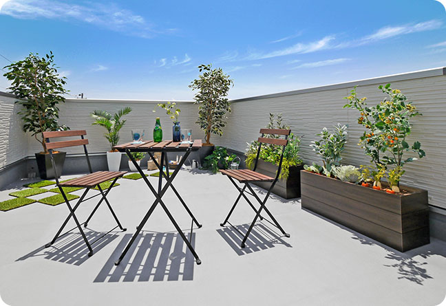 スカイバルコニー