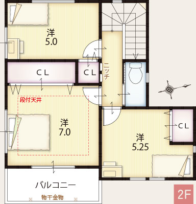 2F間取り