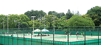 日岡山公園-テニスコート