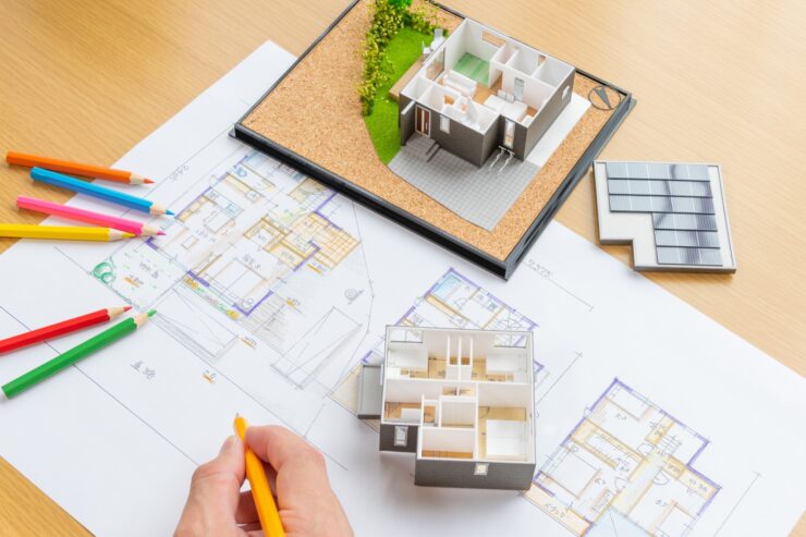 住宅設計のイメージ 間取り図