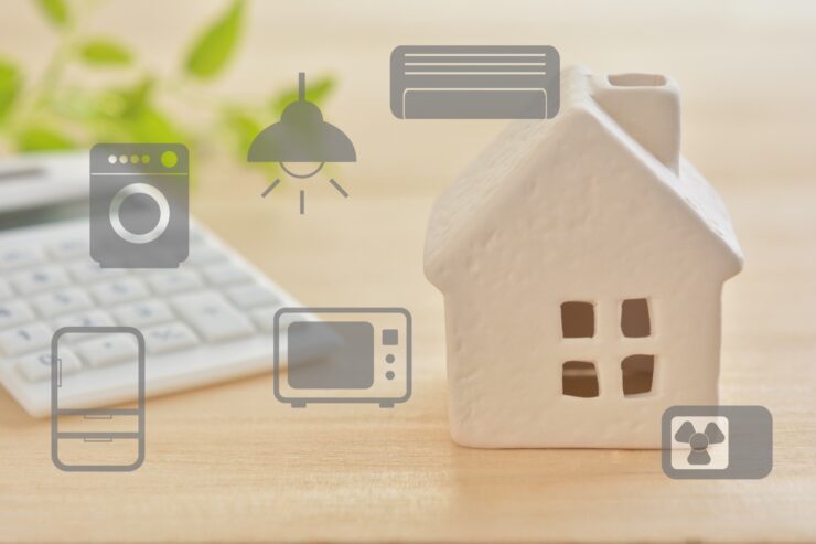 住宅の一次エネルギー消費量　光熱費のイメージ