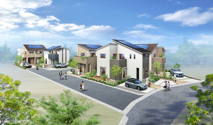 分譲住宅のイメージパース