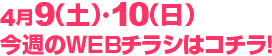 今週のwebチラシはこちら