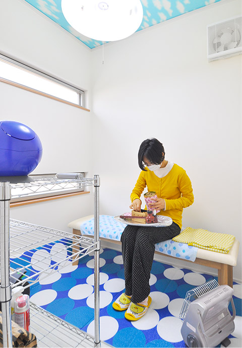 奥様専用のお灸部屋