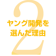 ヤング開発を選んだ理由