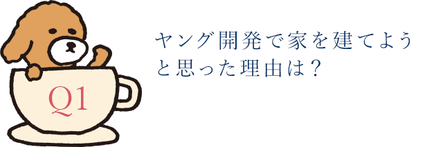 ヤング開発で家を建てようと思った理由は？