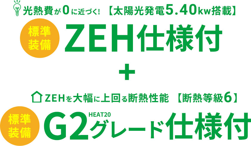 ZEH仕様付+G2グレード仕様付